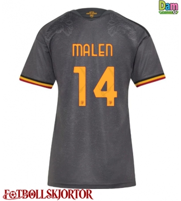 AS Roma Donyell Malen #14 Tredjetröja Dam 2026-27 Kortärmad